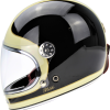 Viper F656 Vintage Full Face Fibreglass Classic Motorcycle Helmet Black/White