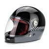 Cream Viper F656 Vintage Retro Style Fibreglass Full Face Motorcycle Helmet 