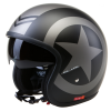 Viper RS  Open Face Helmet Scooter black  Inner Sun Visor Vespa lambretta